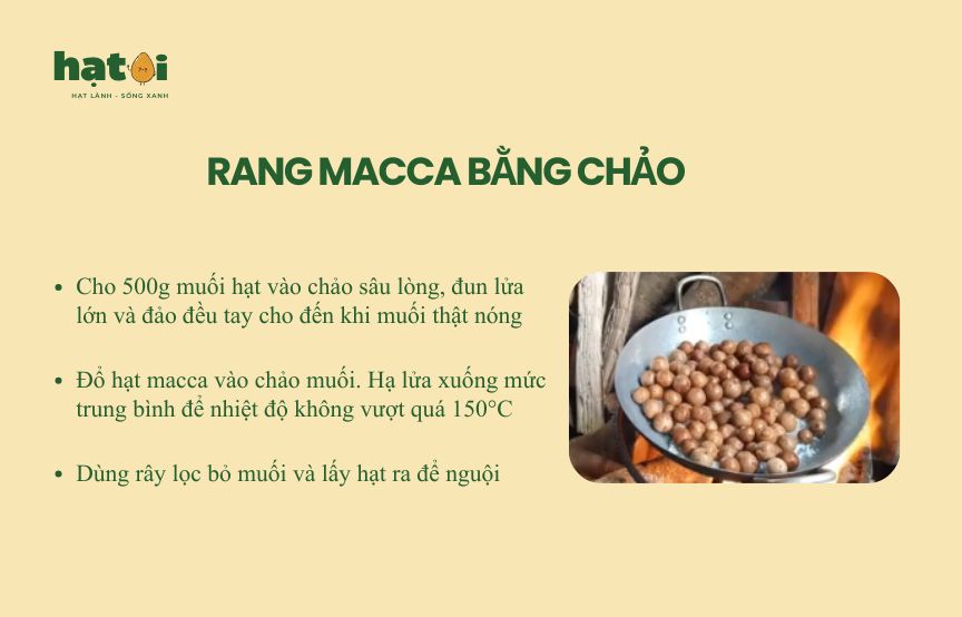 Rang bằng chảo và muối