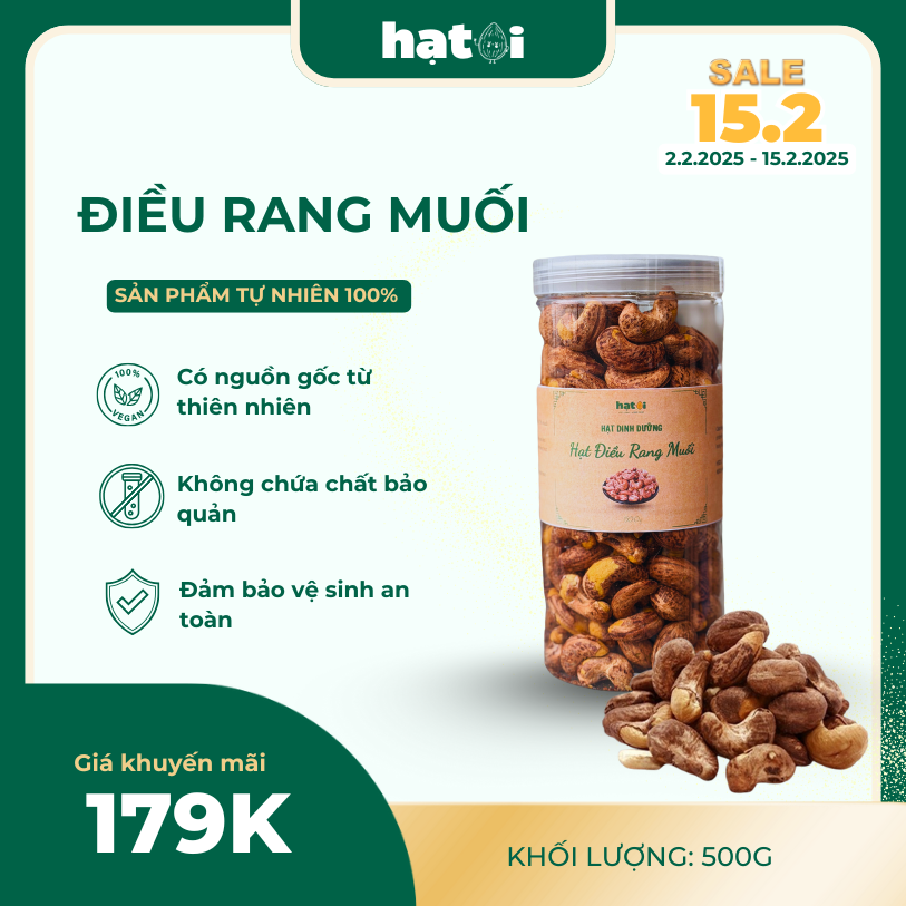 điều rang muối 500