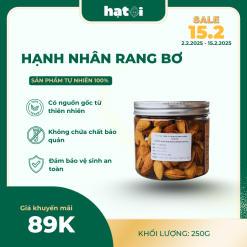 Hạnh nhân rang bơ