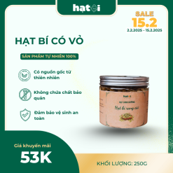 Hạt bí ta có vỏ