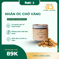 Nhân óc chó vàng
