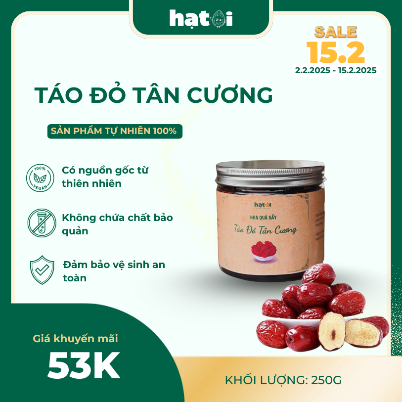 táo đỏ tân cương 250